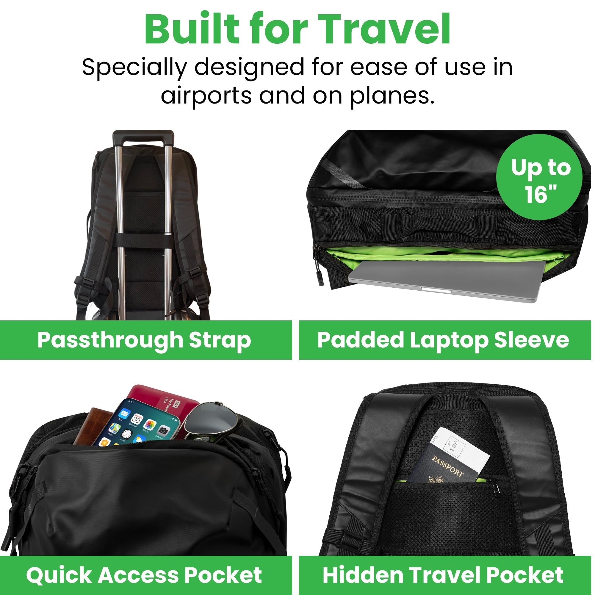 Island Hopper Travel Backpack 28L
