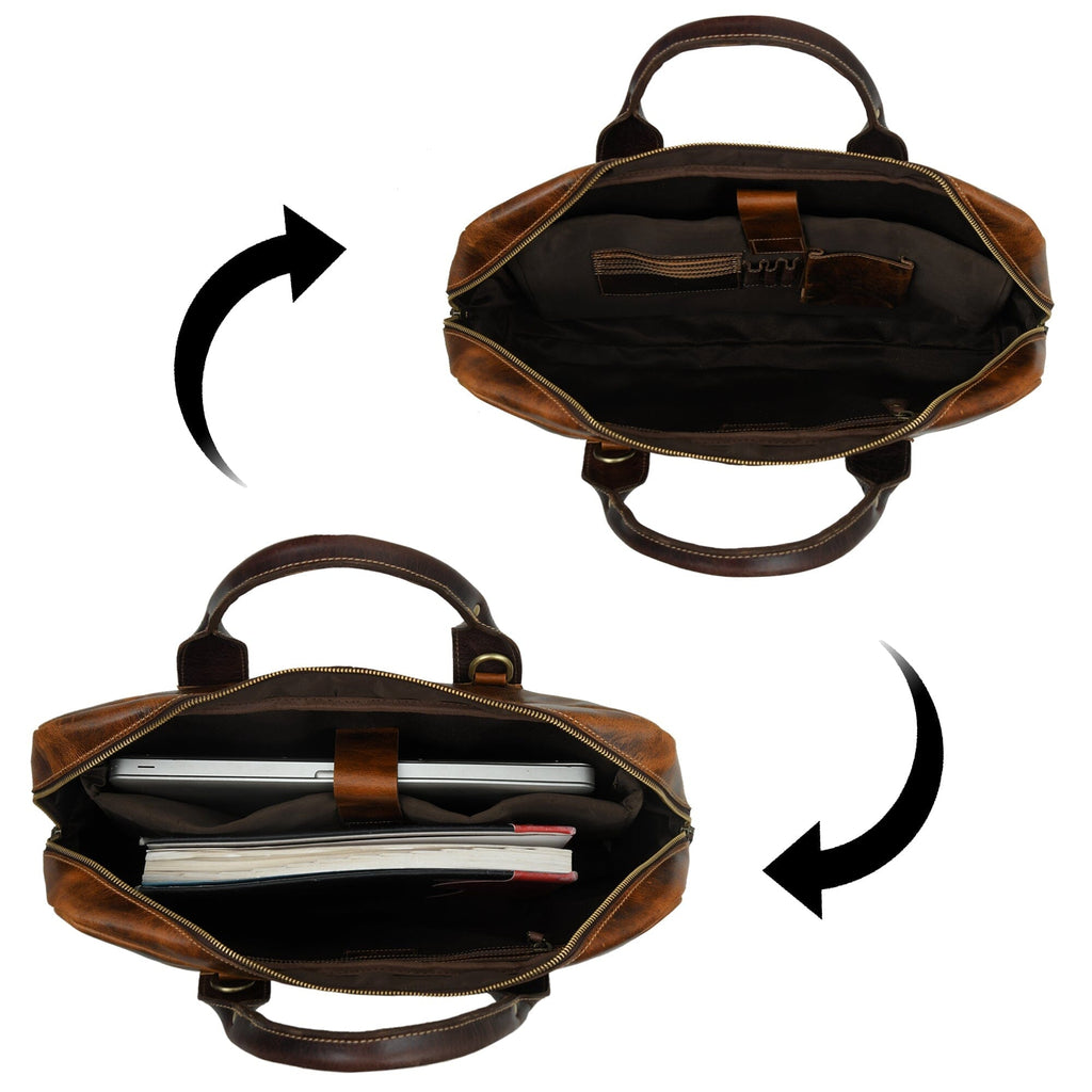 Jefferson Leather Briefcase