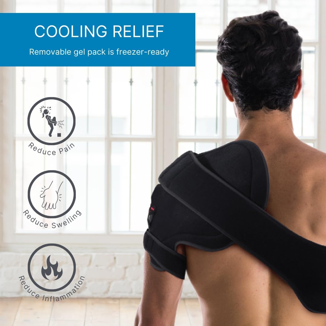 Gel Ice Shoulder Brace with Hot/Cold Compression