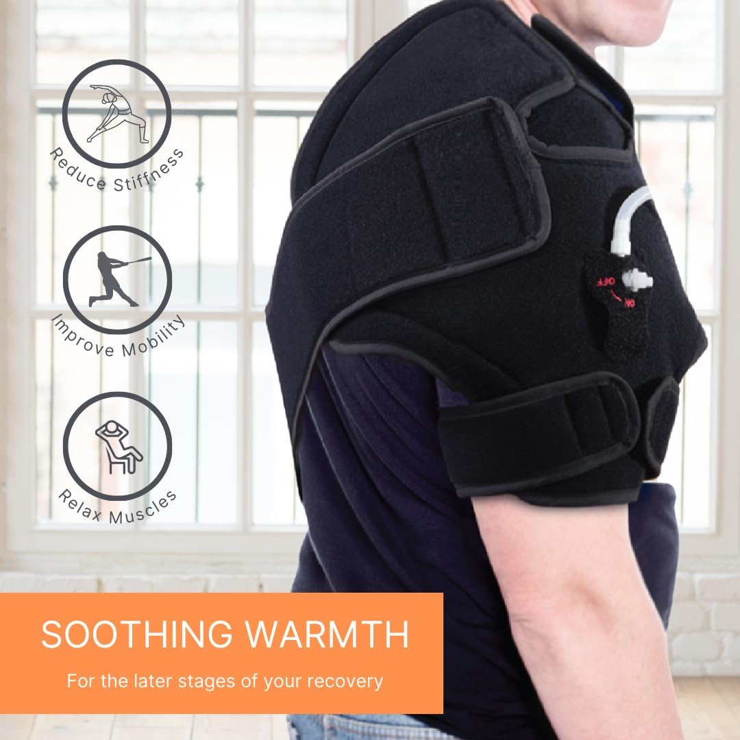 Gel Ice Shoulder Brace with Hot/Cold Compression