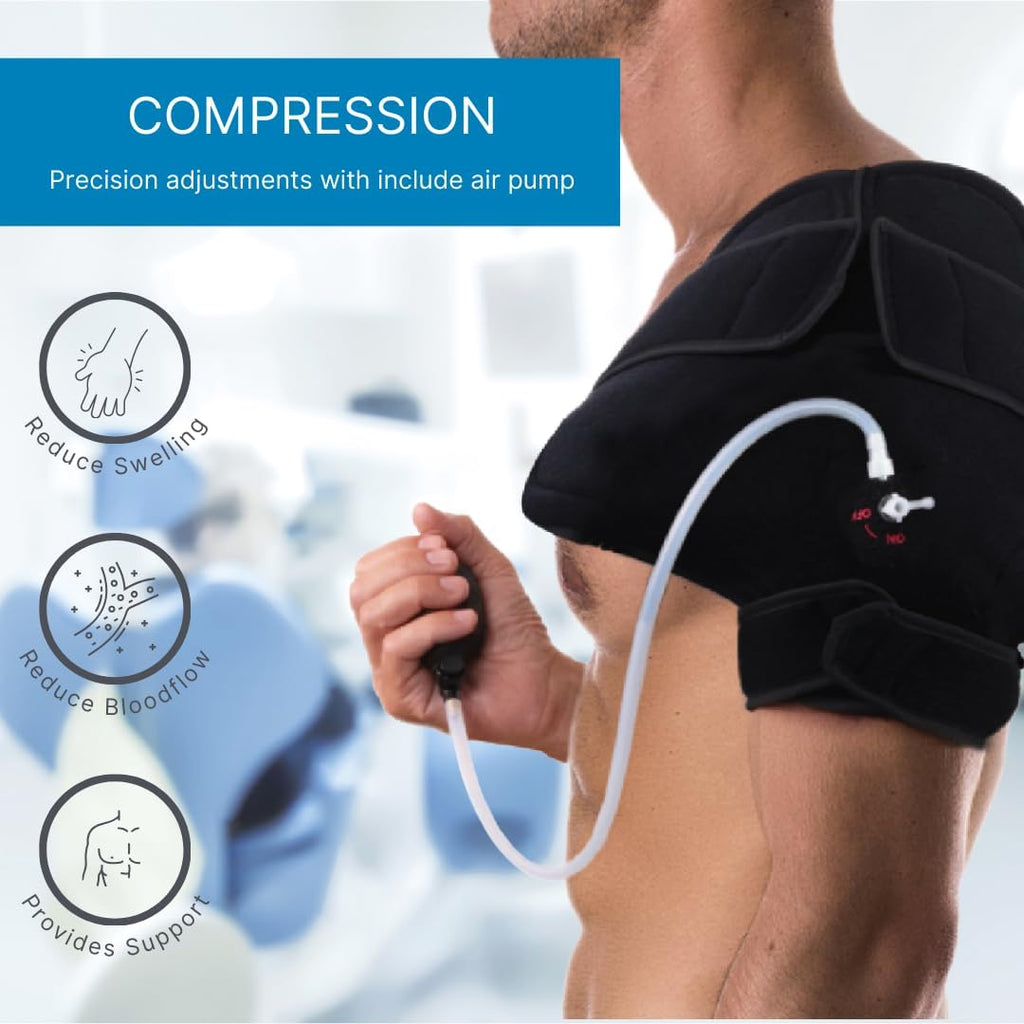 Gel Ice Shoulder Brace with Hot/Cold Compression