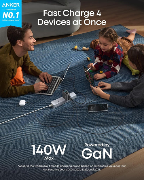 Anker 140W 4-Port Wall Charger