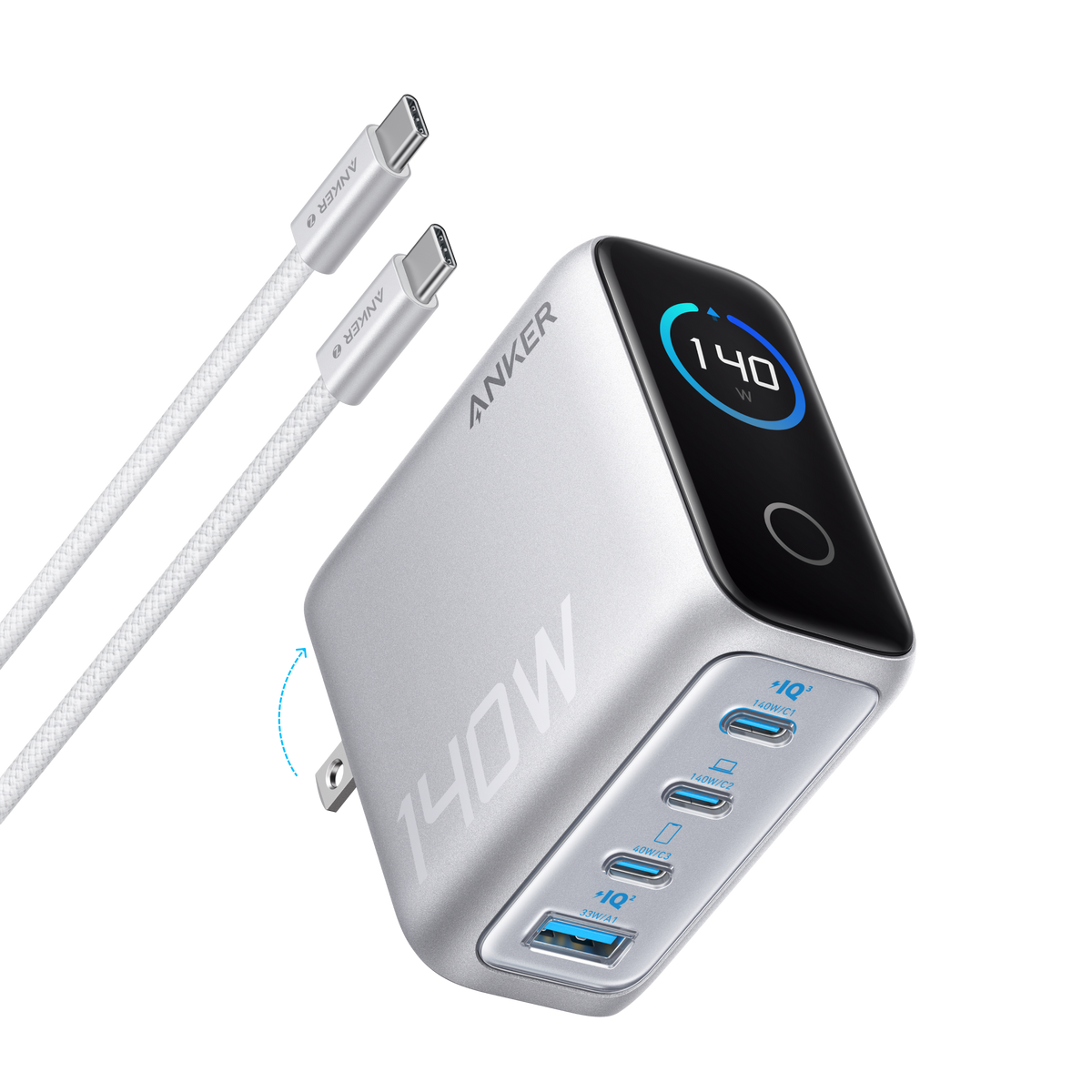 Anker 140W 4-Port Wall Charger