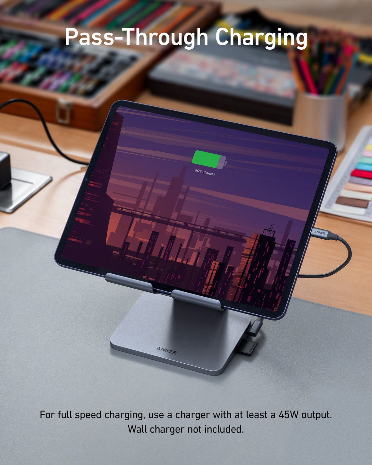 Anker 551 USB-C Hub Tablet Stand