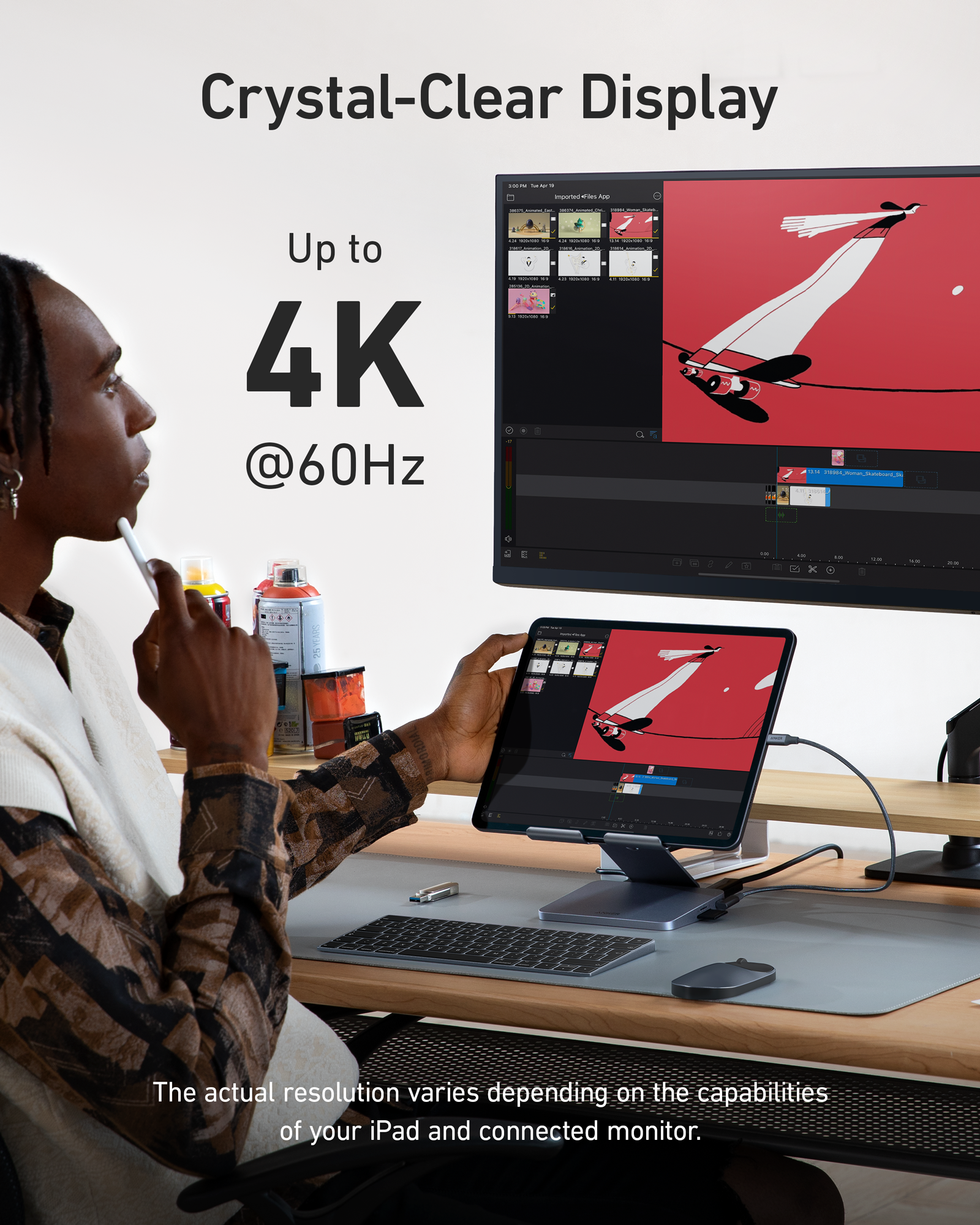 Anker 551 USB-C Hub Tablet Stand