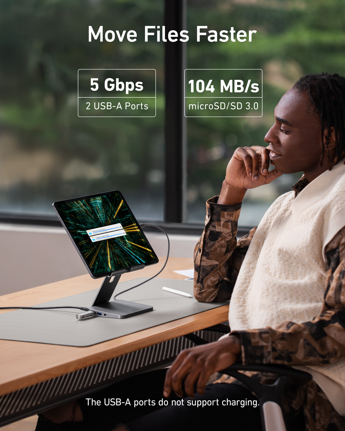 Anker 551 USB-C Hub Tablet Stand