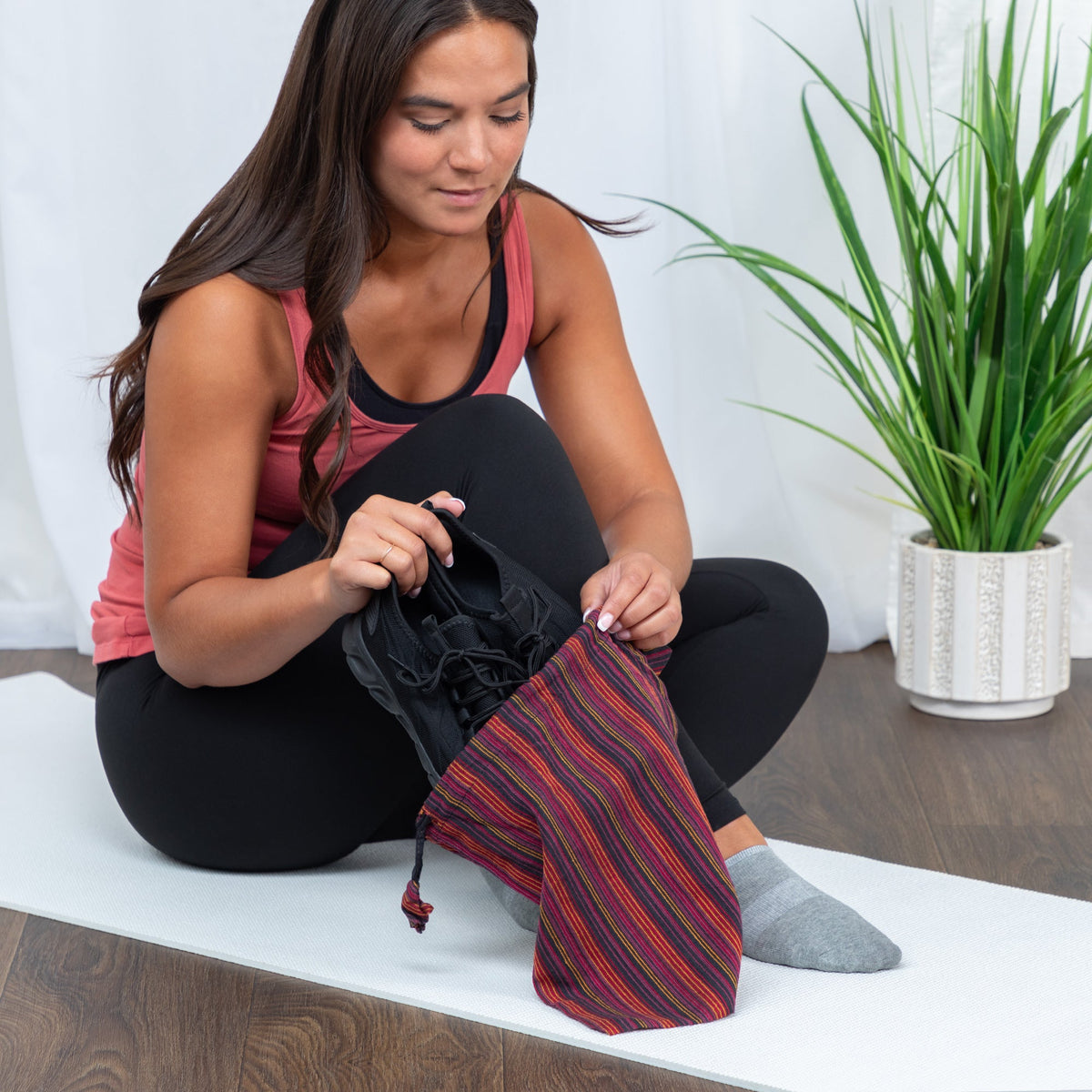 Drawstring Travel Shoe Bag