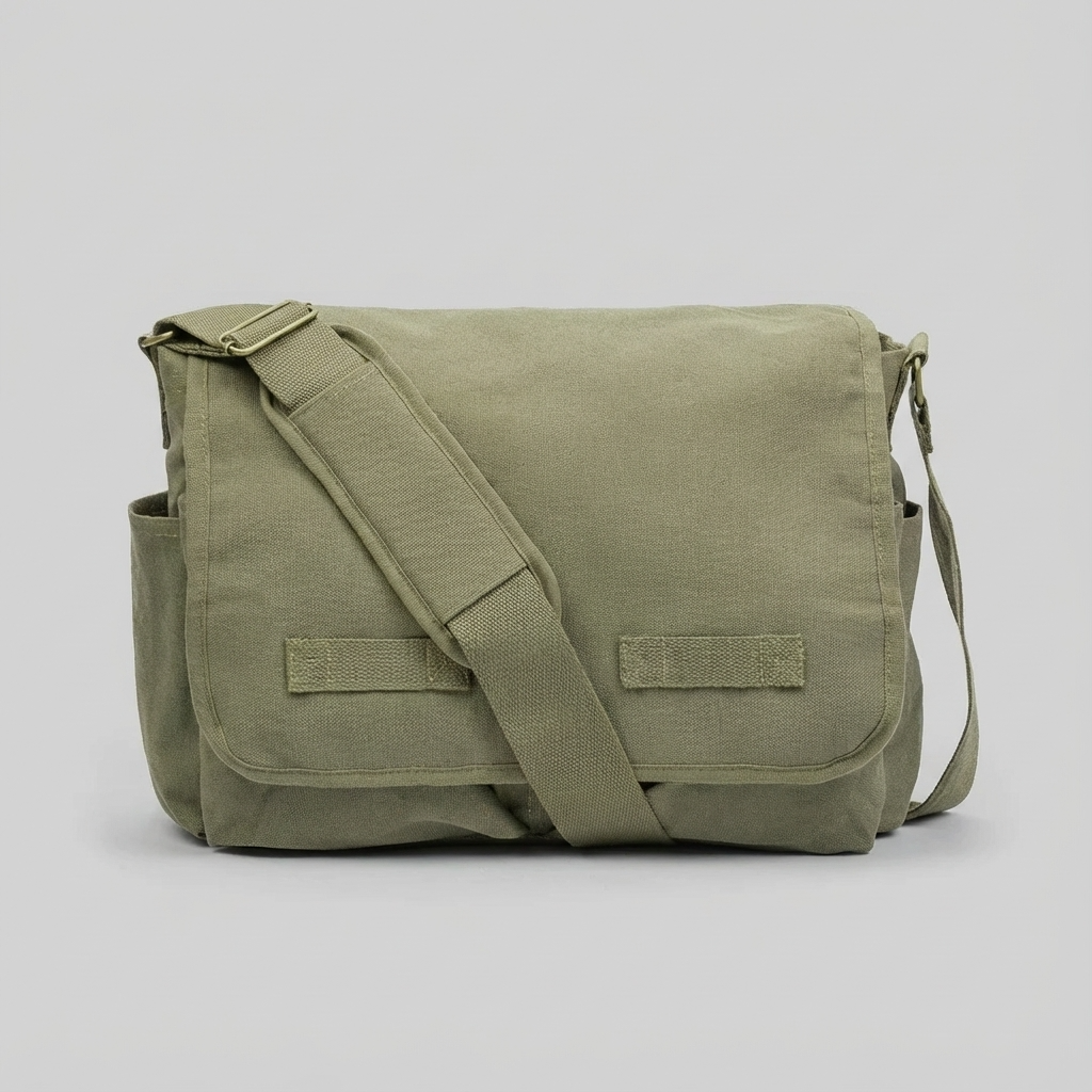 Canvas Messenger Bag