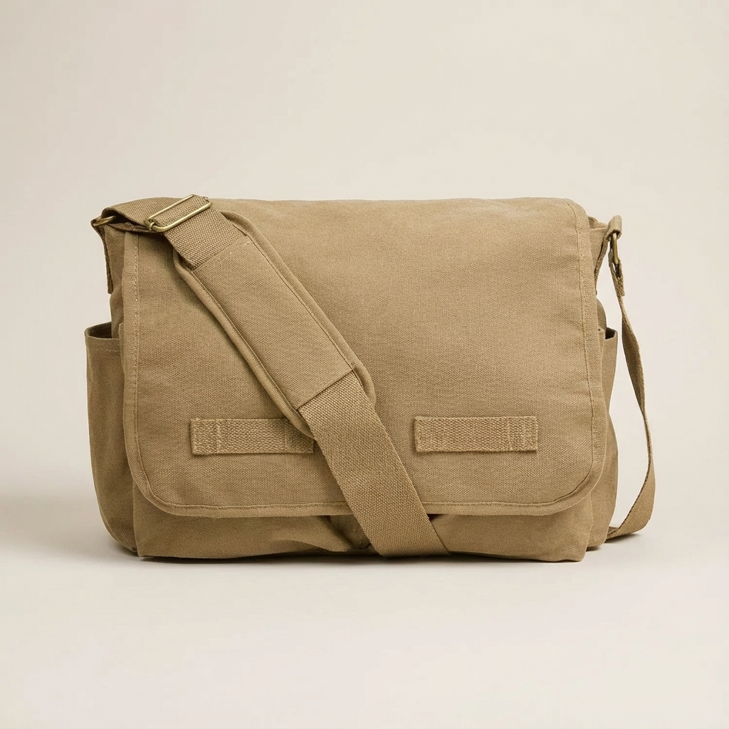 Canvas Messenger Bag