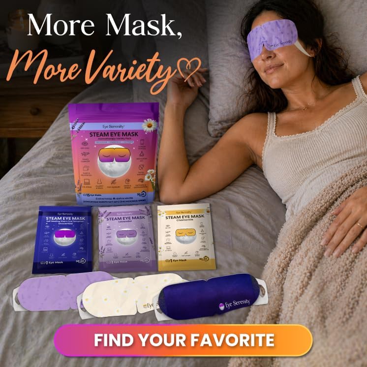 Eye Serenity Self-Heating Steam Mask Variety Pack
