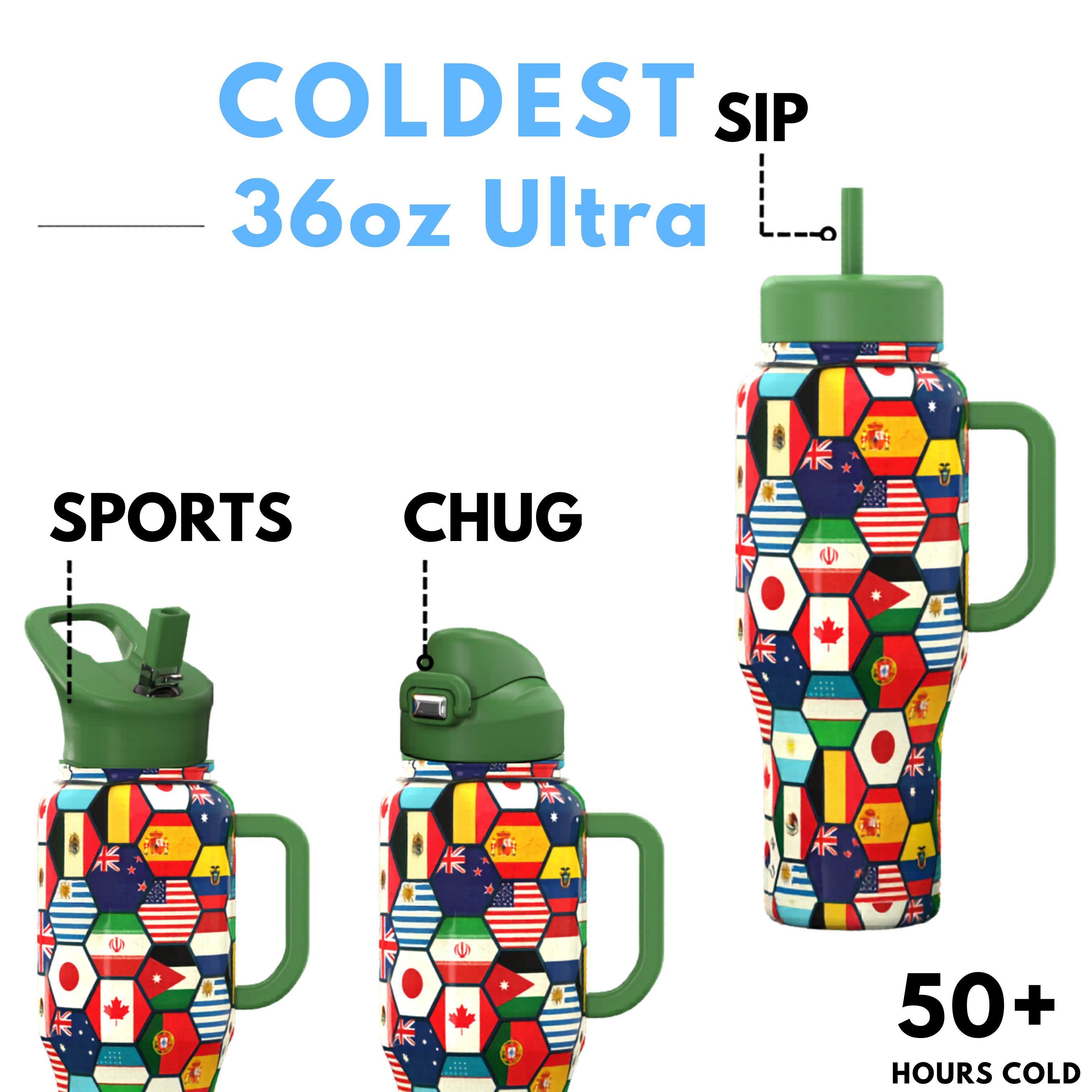 Coldest 36 oz Limitless Insulated Bottle