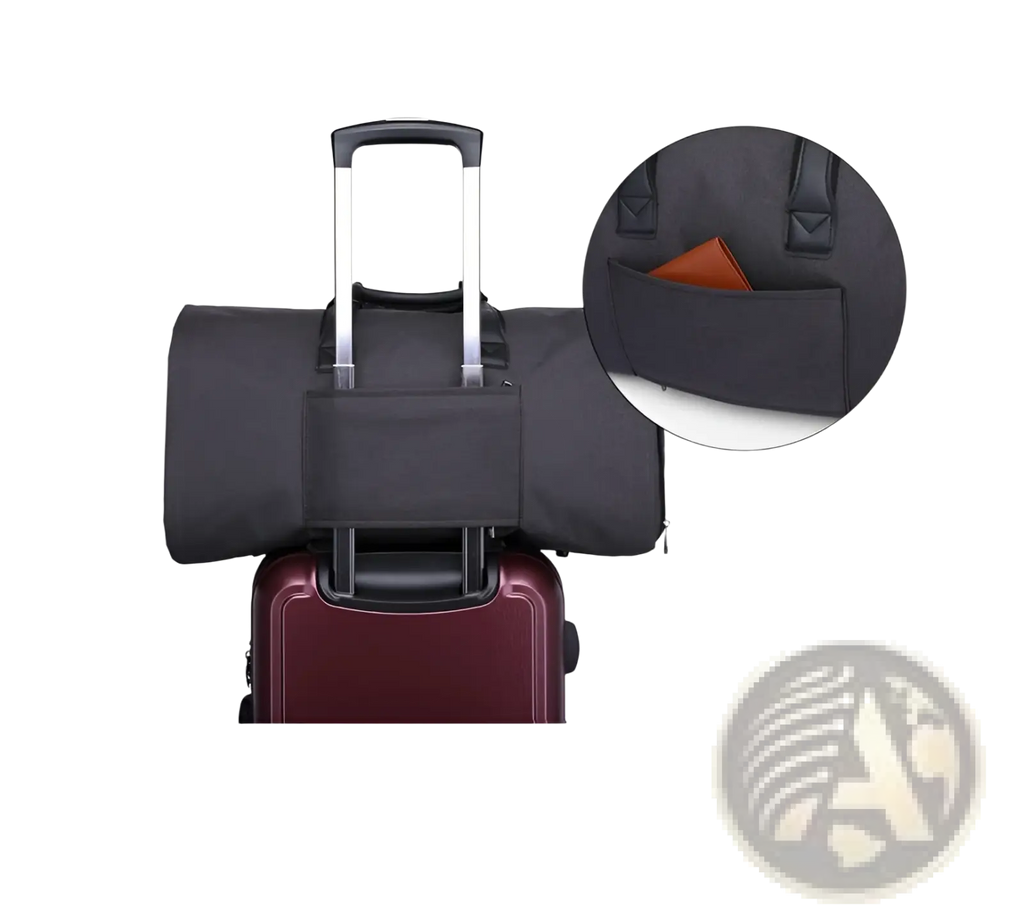 Convertible Garment Travel Bag with Shoe Pocket