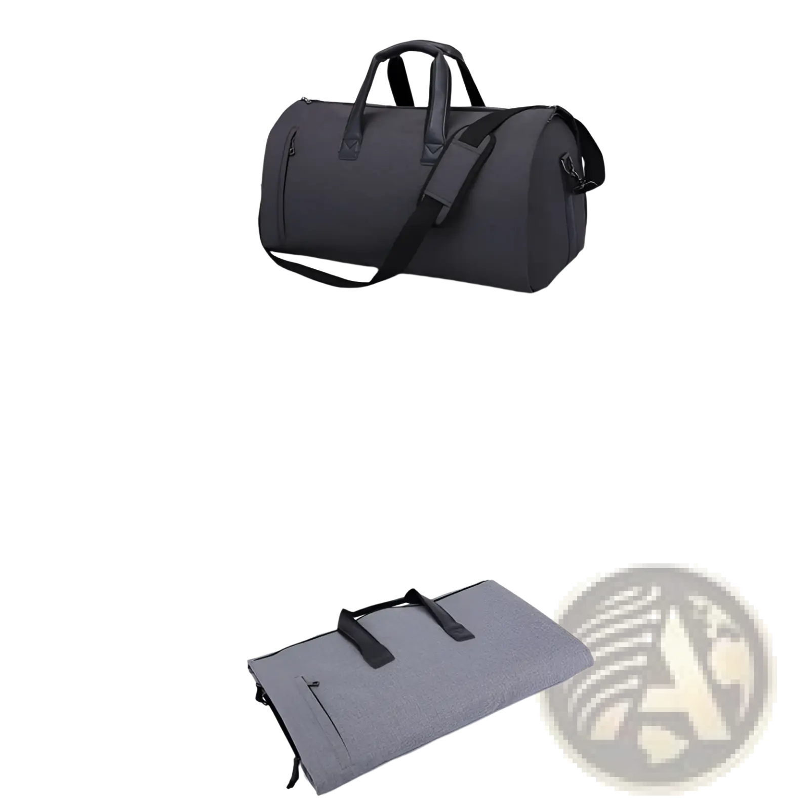 Convertible Garment Travel Bag with Shoe Pocket