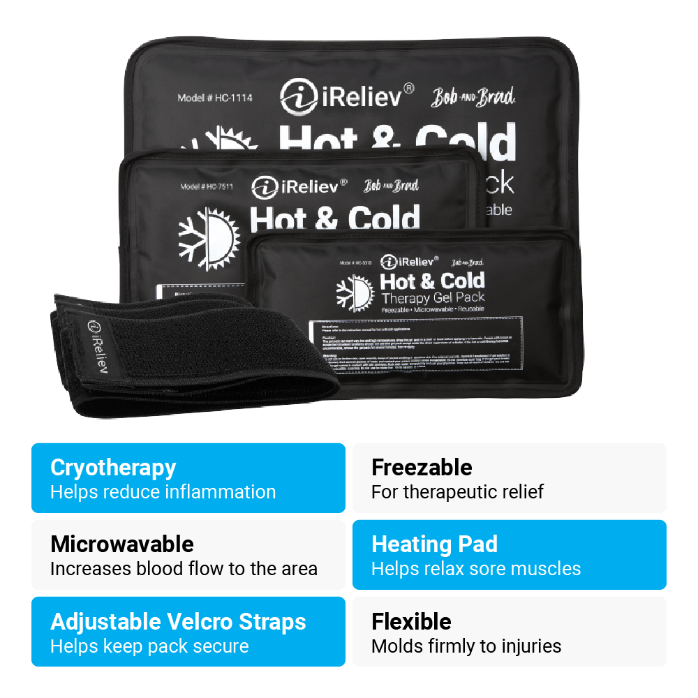 iReliev Reusable Hot & Cold Therapy Gel Pack