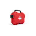 Red MyFAK Mini Pro first aid kit in a protective case.