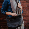 USA-Made Leather Field Bag