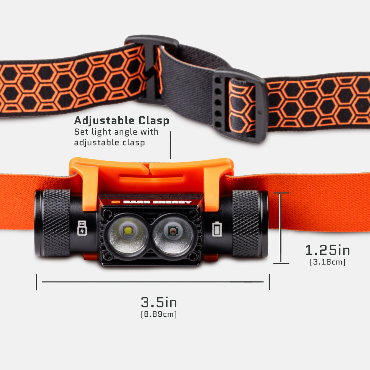 Dark Energy Oracle 900-Lumen Rechargeable Headlamp